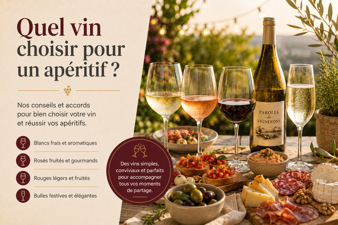 Quel vin choisir pour un apéritif ? Nos conseils et accords
