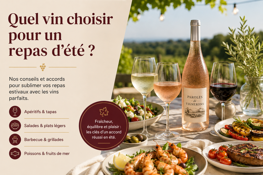 Quel vin choisir pour un repas d’été ? Nos conseils et accords