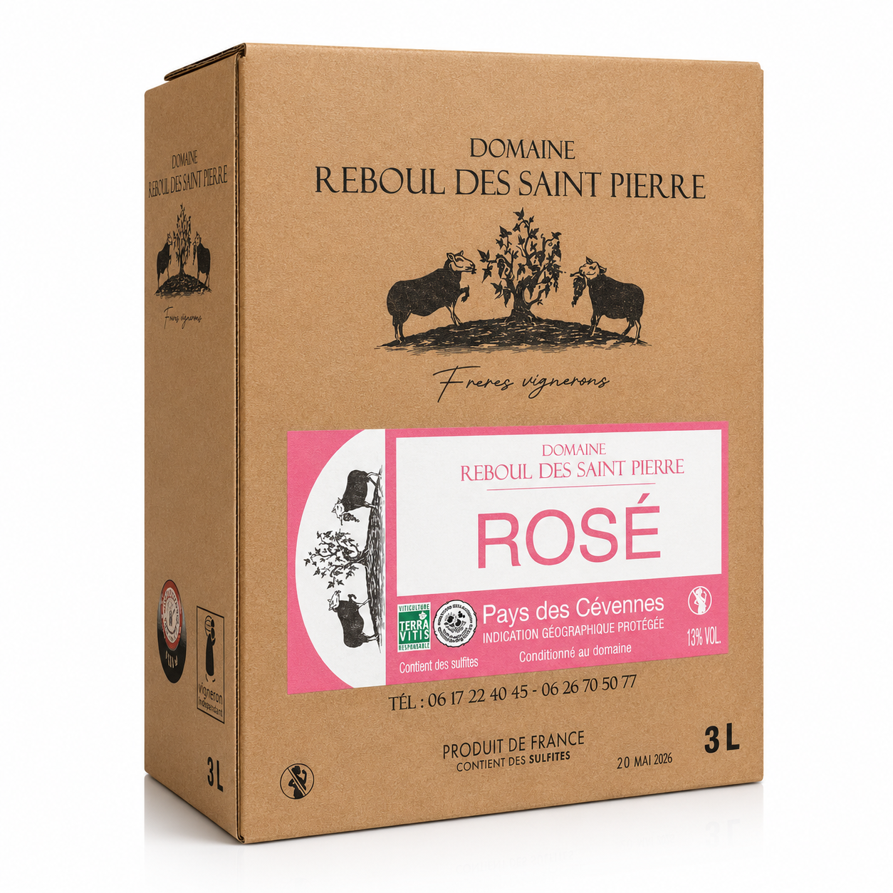 Domaine Reboul - BIB 3L Rosé