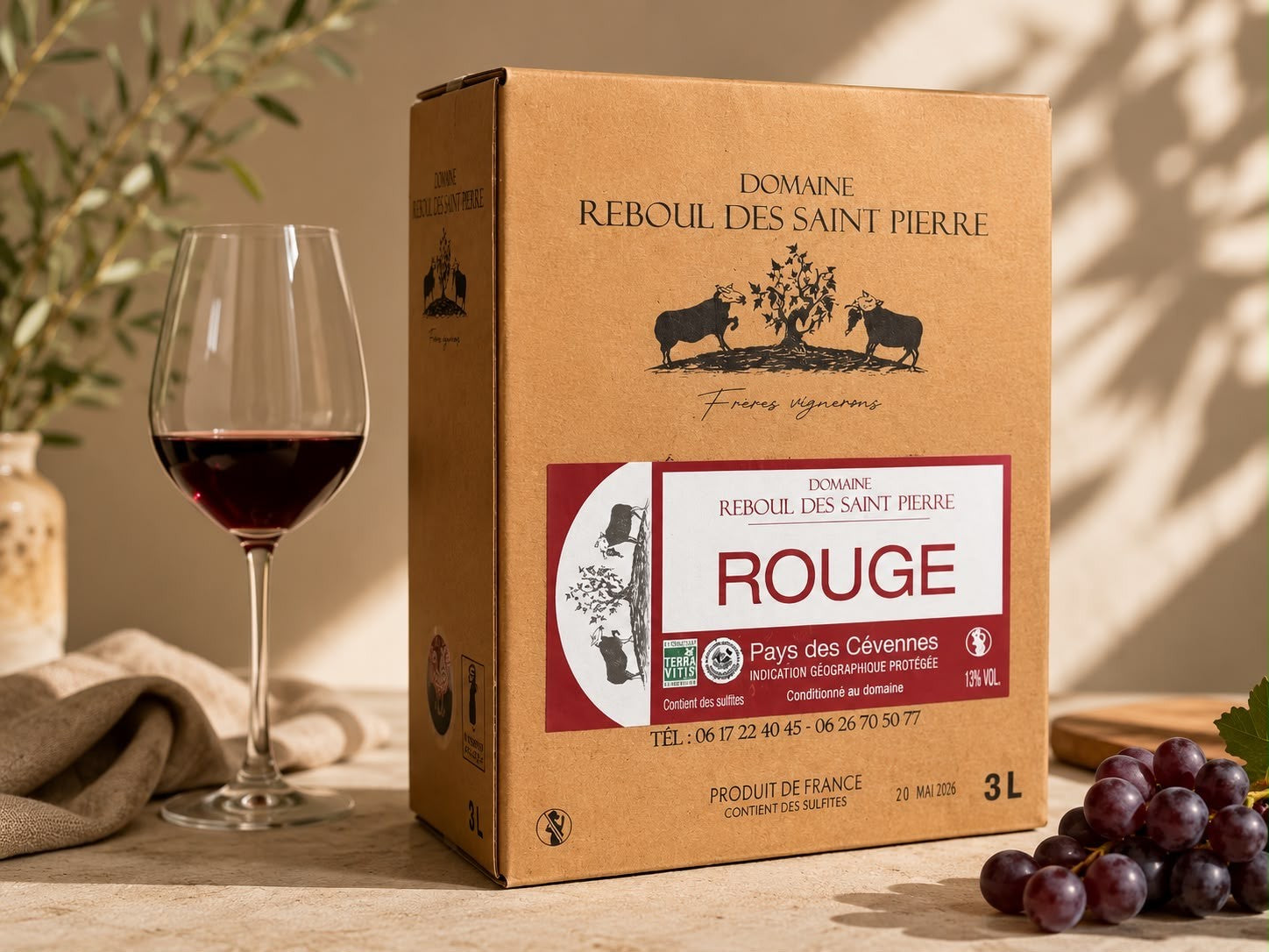 Domaine Reboul - BIB 3L Rouge